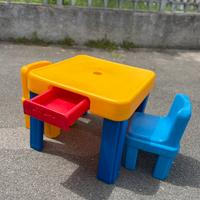 tavolino + 2 seggioline chicco originali