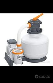 pompa con filtro a sabbia