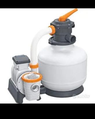 pompa con filtro a sabbia