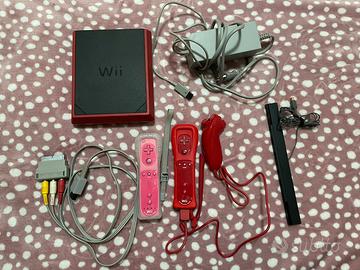 Wii mini rossa + accessori