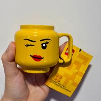 Lego Cup Mug Ceramic Minifigure Head Girl Small