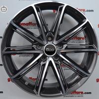 4 cerchi lega audi alfa romeo r17 lt2477