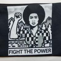 Astuccio beauty case pochette tela Black Panther