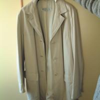 Giacca donna in pelle color ghiaccio