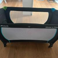 Lettino da viaggio e box con ruote - Hauck -