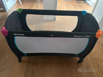 Lettino da viaggio e box con ruote - Hauck -