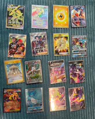 Lotto 102 carte pokemon V gold ex