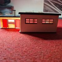 Arredi Per Plastico Ferroviario H0 officina Con Il