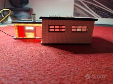 Arredi Per Plastico Ferroviario H0 officina Con Il