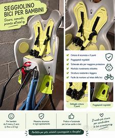 Seggiolino bici per bimbi!