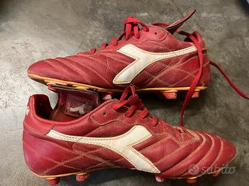 Scarpe da calcio diadora rosse nr 41