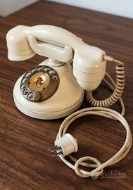Telefono Vintage Telcer anni '60/'70 crema