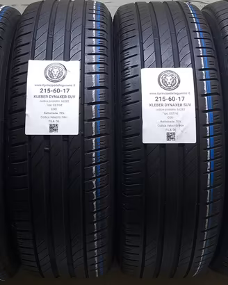 4 GOMME 215 60 17 KLEBER A66282