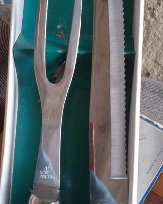 Coltello e forchettone da arrosto AMC