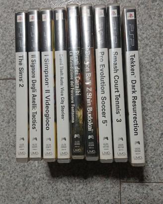 Nove giochi psp