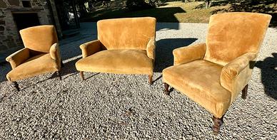 Salottino vintage modernariato divanetto poltrone