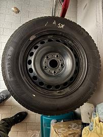 Cerchi Golf acciaio gomme termiche 195/65/15