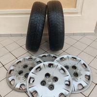 CERCHIONI E COPRIRUOTE CON GOMME 145/70/R13