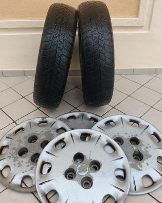 CERCHIONI E COPRIRUOTE CON GOMME 145/70/R13