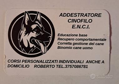 Addestratore cinofilo e.n.c.i