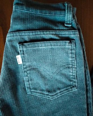 jeans Levi's uomo in velluto a coste fini 