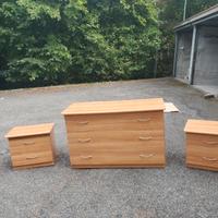Cassettiera e comodini