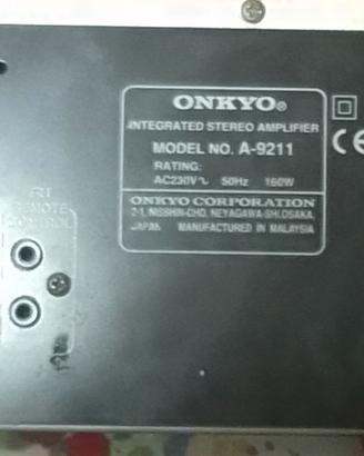 Amplificatore anni 80 ONKYO