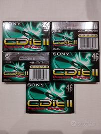 5 musicassette registrabili SONY CDit II 46 min 