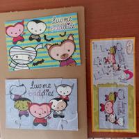 2 puzzle sorpresina Kinder serie Luv me baddies