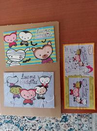 2 puzzle sorpresina Kinder serie Luv me baddies