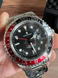 Orologio STEINHART GMT OCEAN ONE BLACK RED 42