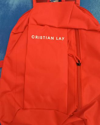 zaino Cristian lay cerniera laterale e centrale