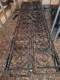  cancello in ferro battuto