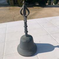 Campana antica di bronzo rara e da collezione