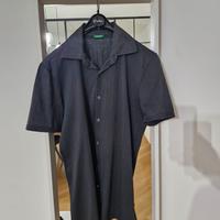 Camicia uomo grigio scuro elegante casual