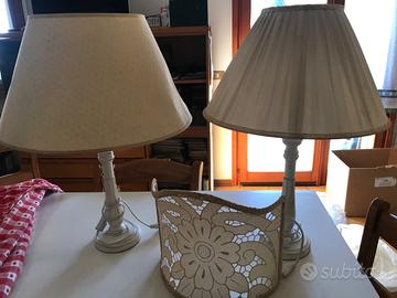 Coppia di lampade da tavolo