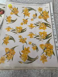 N.25 carte sa decoupage decomania cm 30x40