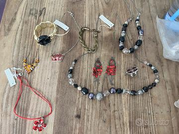Lotto Bijoux Parure Bigiotteria NUOVI con Cartelli
