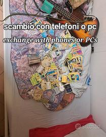 carte Pokémon con telefoni o PC