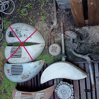 Piaggio-ricambi originali, forcelle,pance laterali