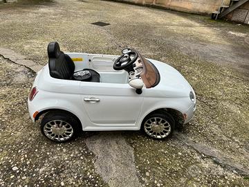 Auto elettrica bambini fiat 500