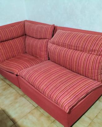 Divano angolare scomponibile con letto singolo 
