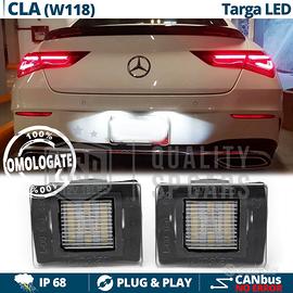 Luci Targa LED Mercedes CLA W118 Placchette CANbus