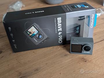 📸 AKASO BRAVE 4 PRO ACTIOM CAM 4K + maniglia 