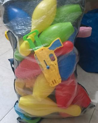 giocattoli birilli bowling e peluche 
