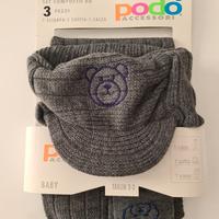 Set 3 pezzi bimbo Grigio
