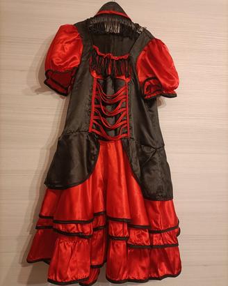 vestito di Carnevale da ballerina di Can Can