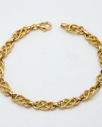 Bracciale donna in oro giallo 18 kt E.2537