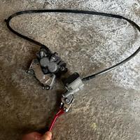 impianto frenante cr 125, catena 520