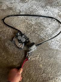 impianto frenante cr 125, catena 520